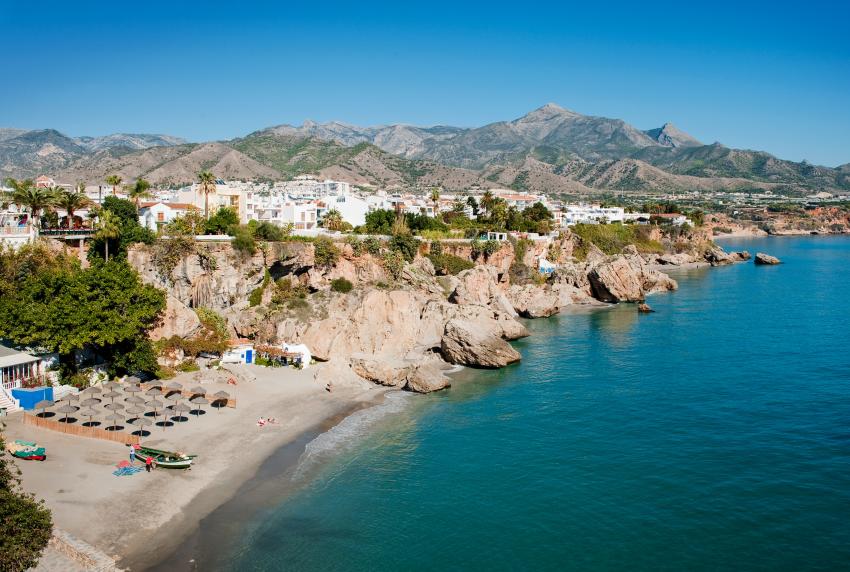 Nerja's beaches are the epitome of the Costa del Sol